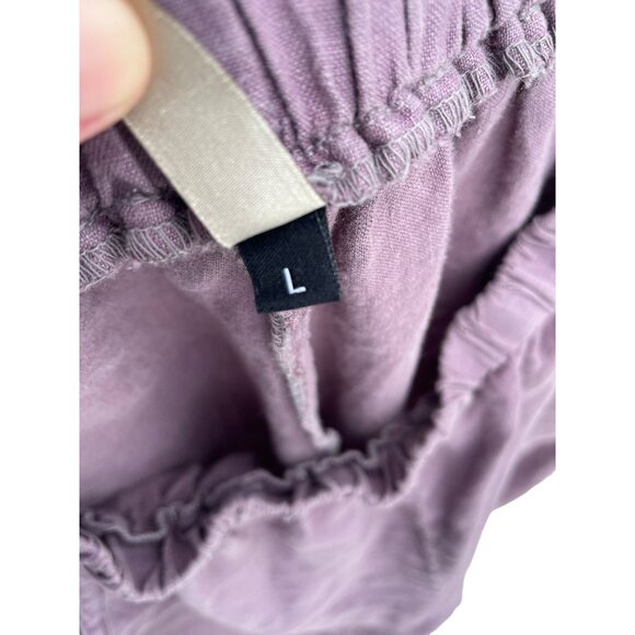 Cynthia Ashby women’s Large L Linen Lavander Pants Lagenlook Art to Wear - Picture 12 of 16